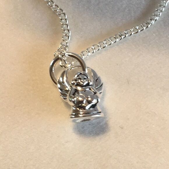 Cross Baby Angel Blessings Baptism Necklace - Picture 7 of 8